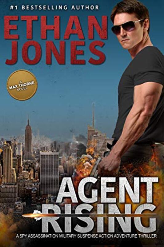 Book cover for "Agent Rising" by Ethan Jones