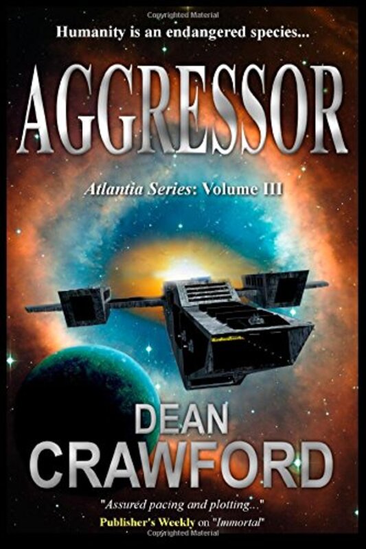 Book cover for "Aggressor" by Dean Crawford