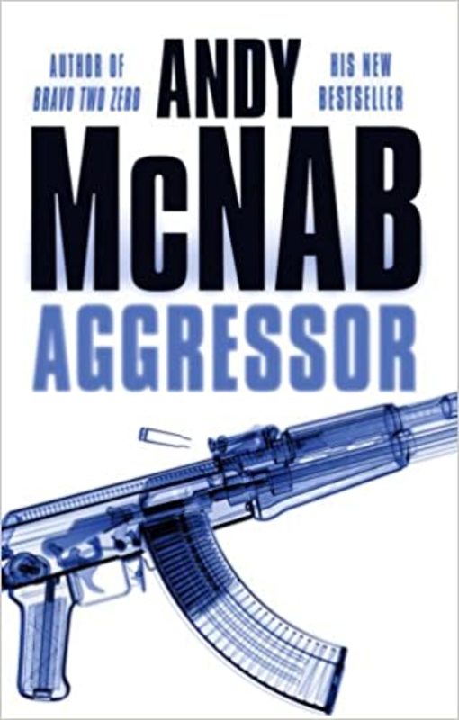 Book cover for "Aggressor" by Andy McNab