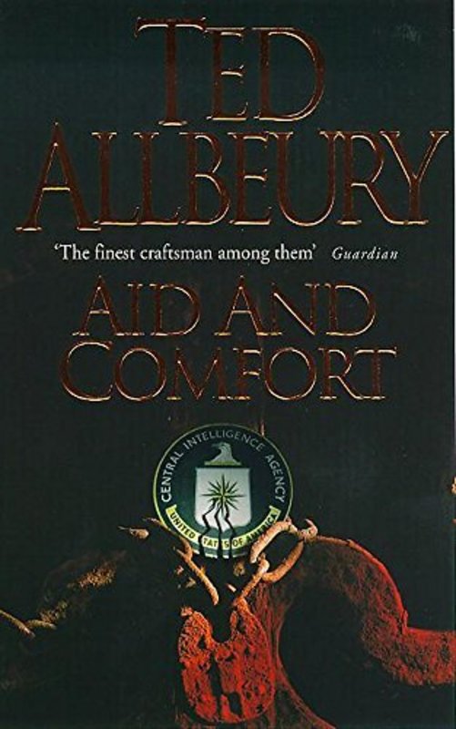 Book cover for "Aid and Comfort" by Ted Allbeury