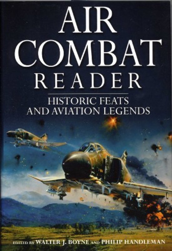 Book cover for "Air Combat Reader" by Walter J Boyne