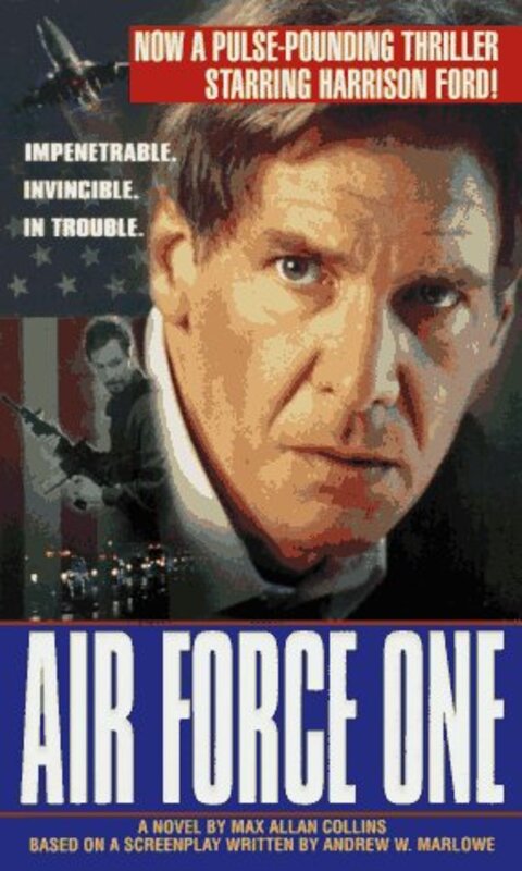 Book cover for "Air Force One" by Max Allan Collins