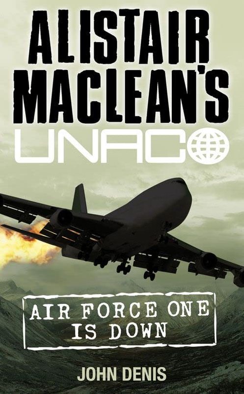 Book cover for "Air Force One Is Down" by Alistair MacLean
