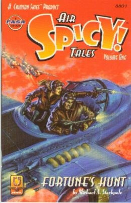 Book cover for "Air Spicy Tales, Volume 1" by Michael A Stackpole