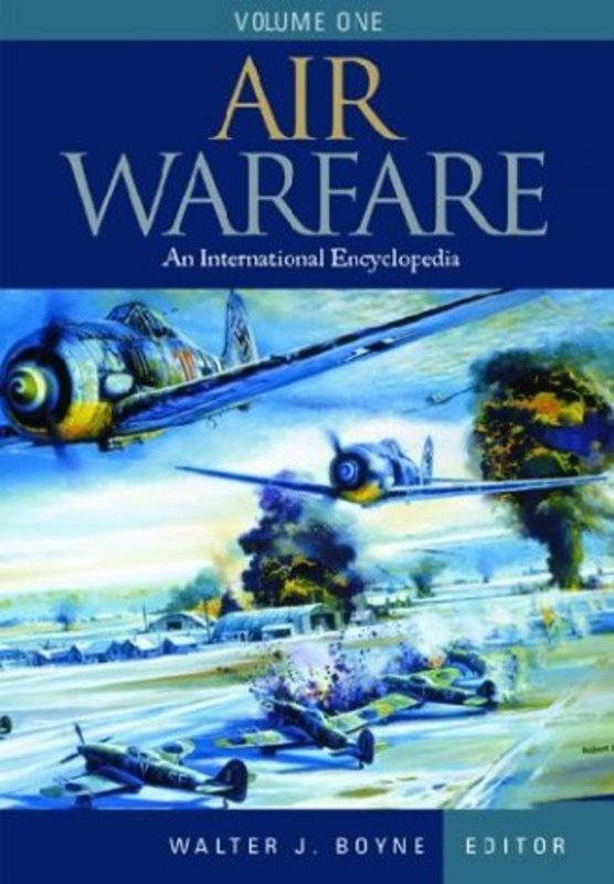Book cover for "Air Warfare" by Walter J Boyne