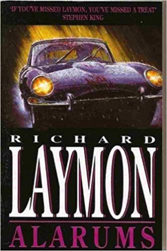 Book cover for "Alarums" by Richard Laymon