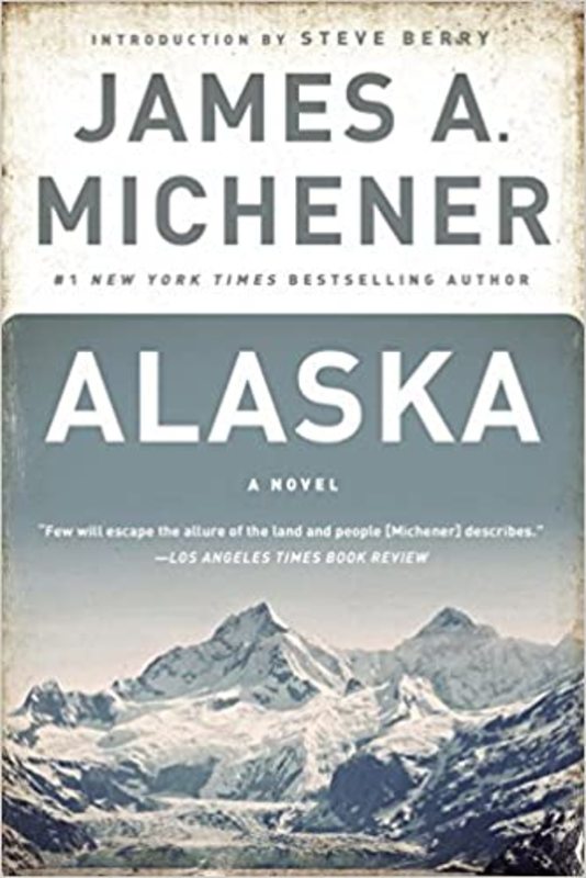 Book cover for "Alaska" by James A. Michener