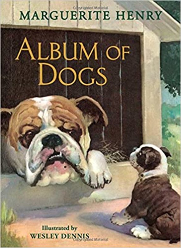 Book cover for "Album of Dogs" by Marguerite Henry