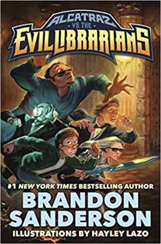 Book cover for "Alcatraz Versus the Evil Librarians" by Brandon Sanderson