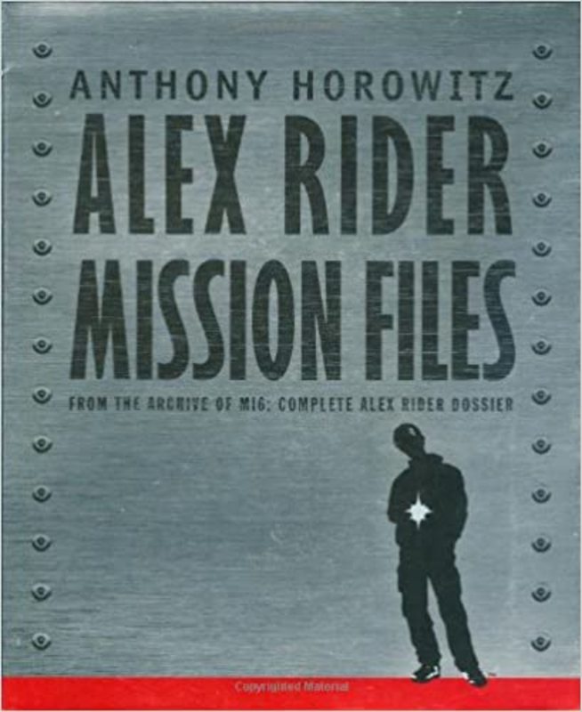 Book cover for "Alex Rider, Mission Files" by Anthony Horowitz