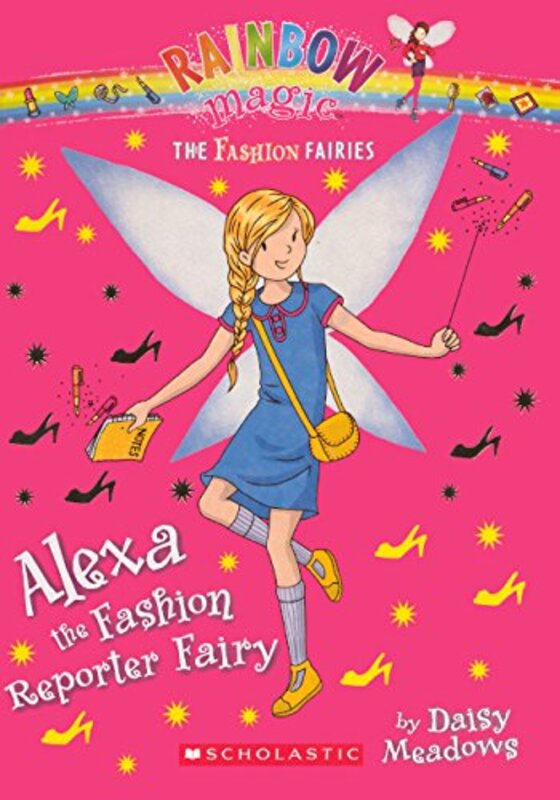 Book cover for "Alexa the Fashion Reporter Fairy" by Daisy Meadows