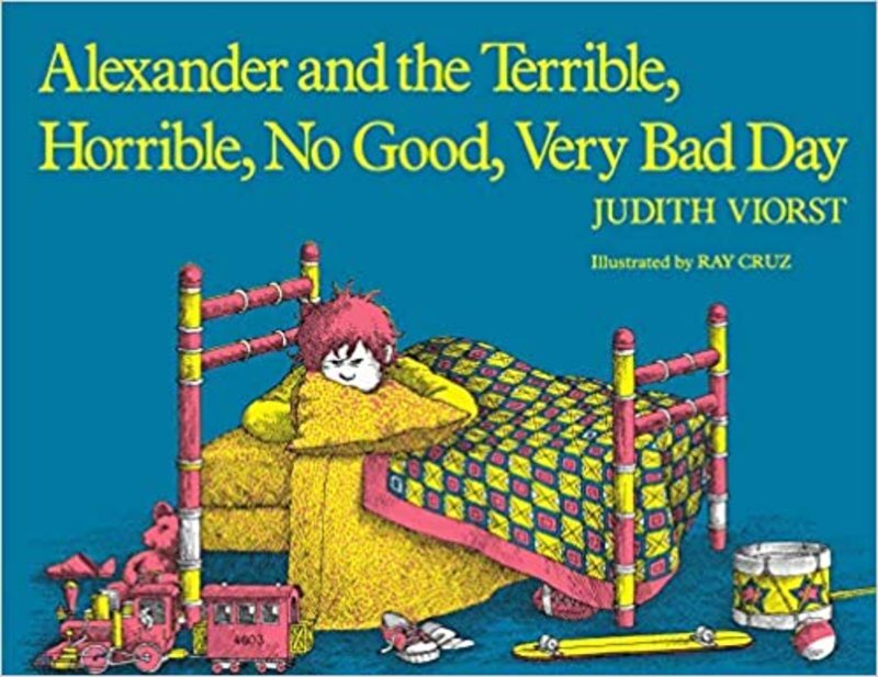 Book cover for "Alexander and the Terrible, Horrible, No Good, Very Bad Day" by Judith Viorst
