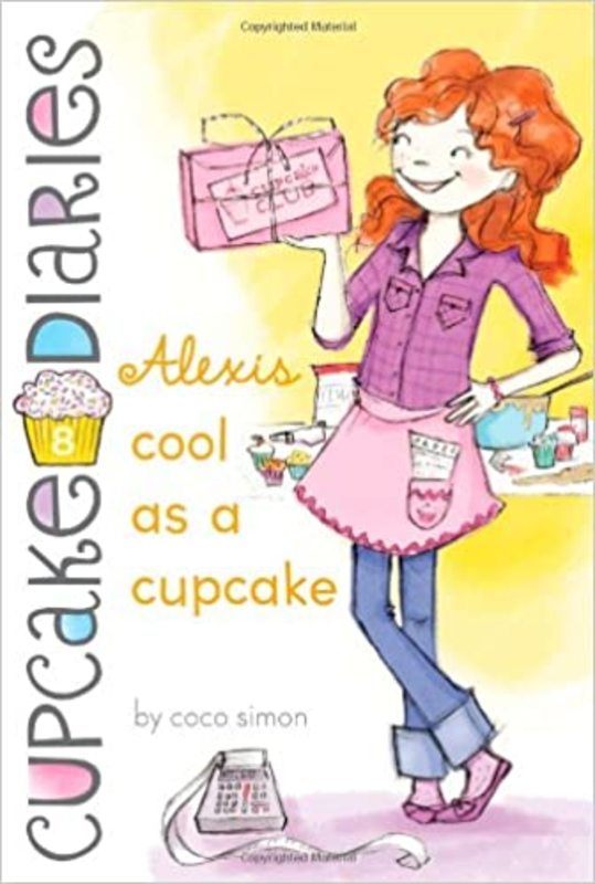 Book cover for "Alexis Cool as a Cupcake" by Coco Simon