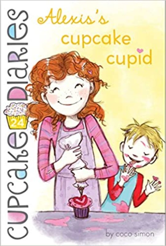 Book cover for "Alexis's Cupcake Cupid" by Coco Simon