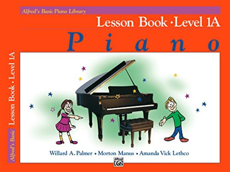 Book cover for "Alfred's Basic Piano Library" by Willard A. Palmer