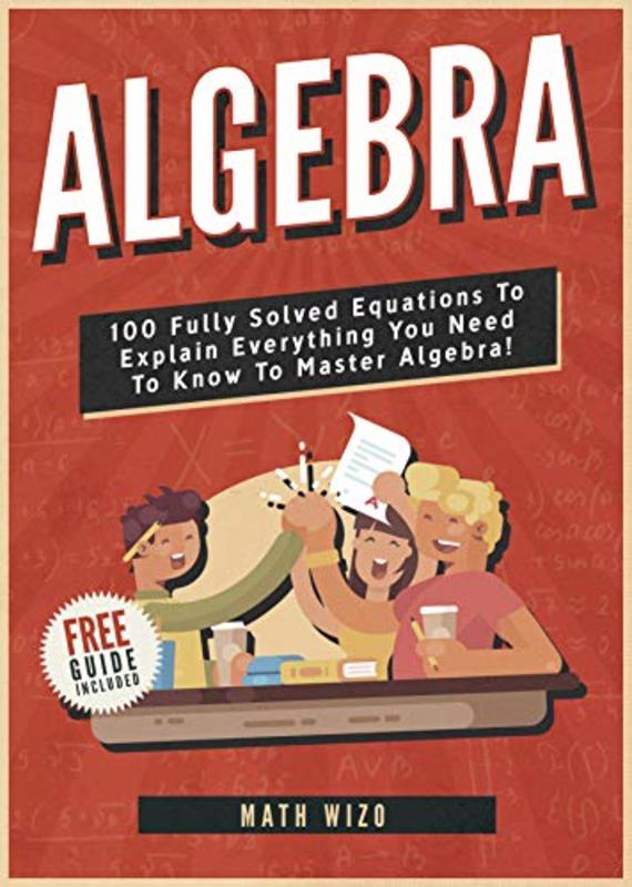 Book cover for "Algebra" by Math Wizo