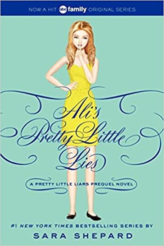 Book cover for "Ali's Pretty Little Lies" by Sara Shepard