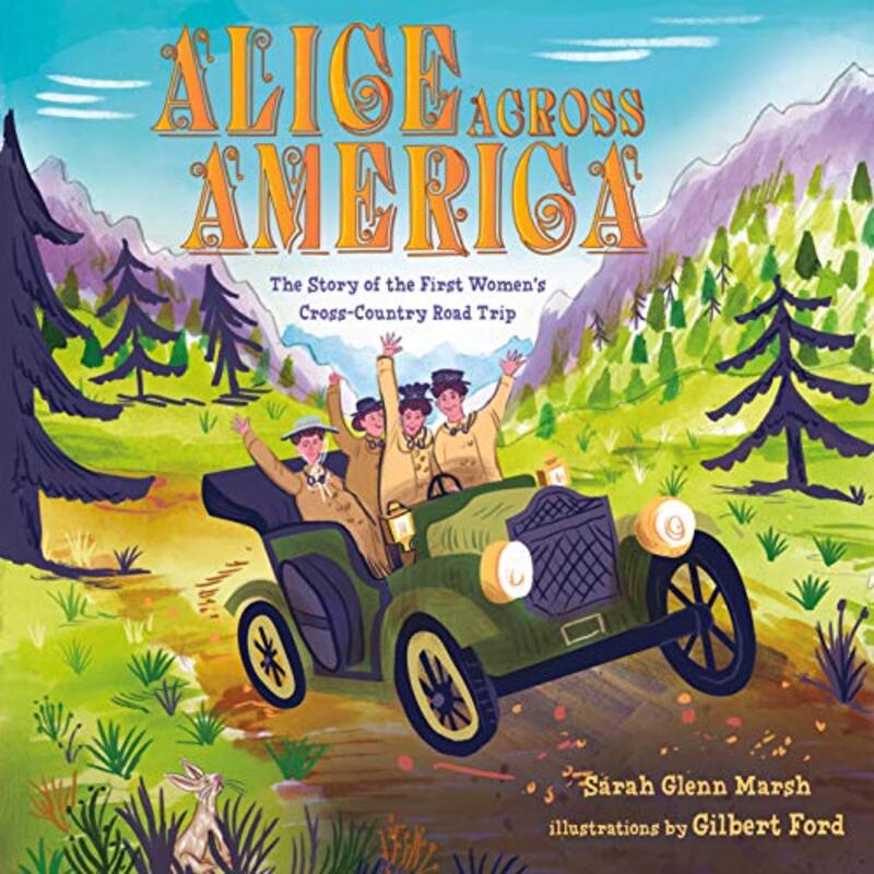 Book cover for "Alice Across America" by Sarah Glenn Marsh