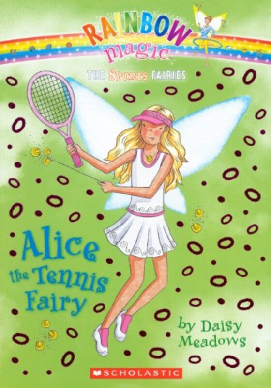 Book cover for "Alice The Tennis Fairy" by Daisy Meadows