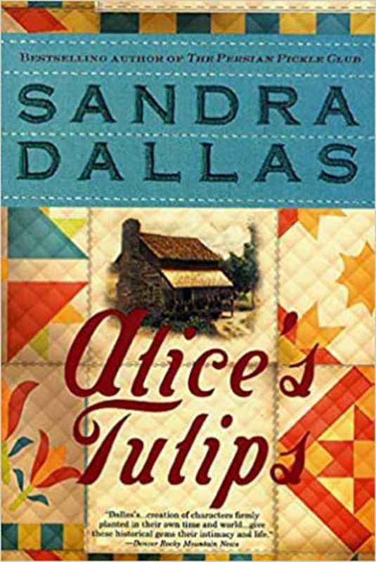 Book cover for "Alice's Tulips" by Sandra Dallas