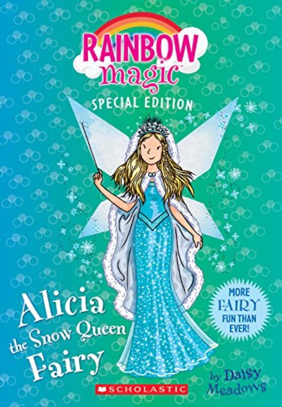 Book cover for "Alicia the Snow Queen Fairy" by Daisy Meadows