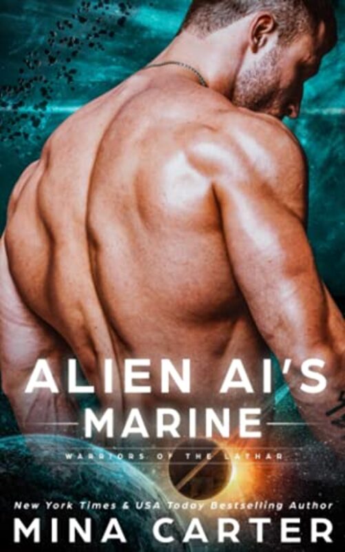 Book cover for "Alien AI's Marine" by Mina Carter