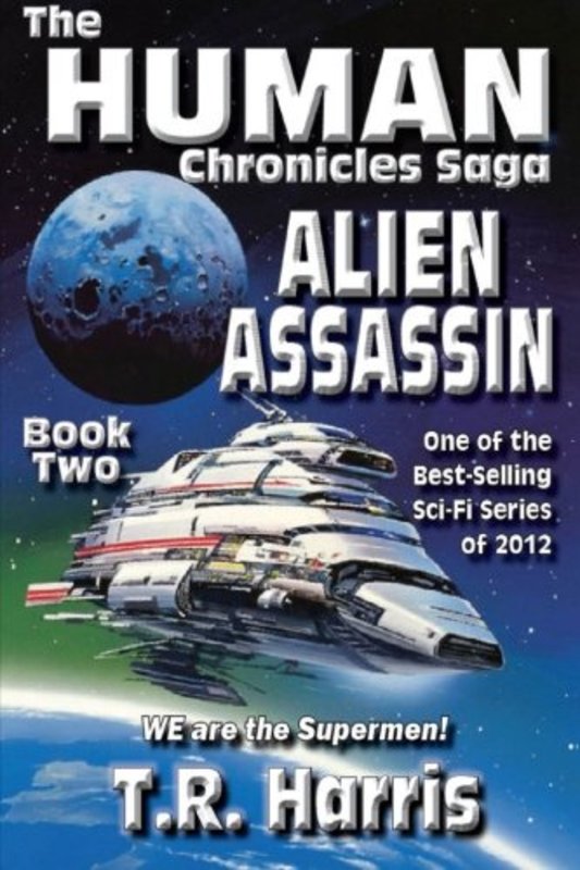 Book cover for "Alien Assassin" by TR Harris