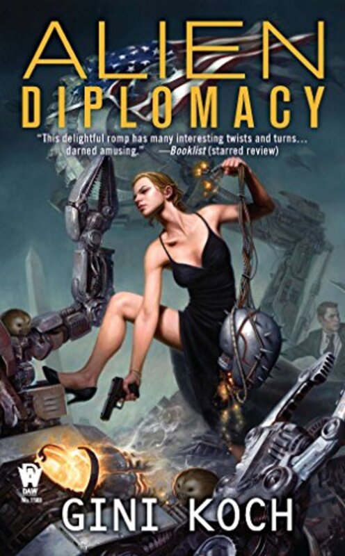 Book cover for "Alien Diplomacy" by Gini Koch