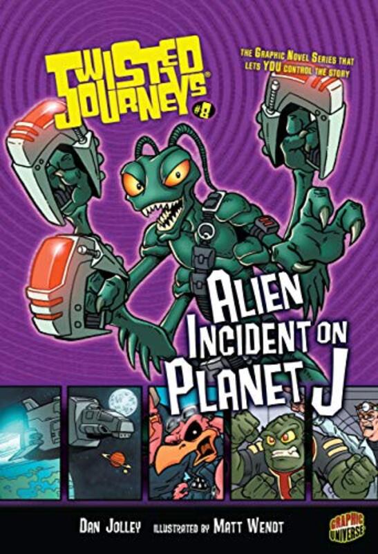Book cover for "Alien Incident on Planet J" by Dan Jolley