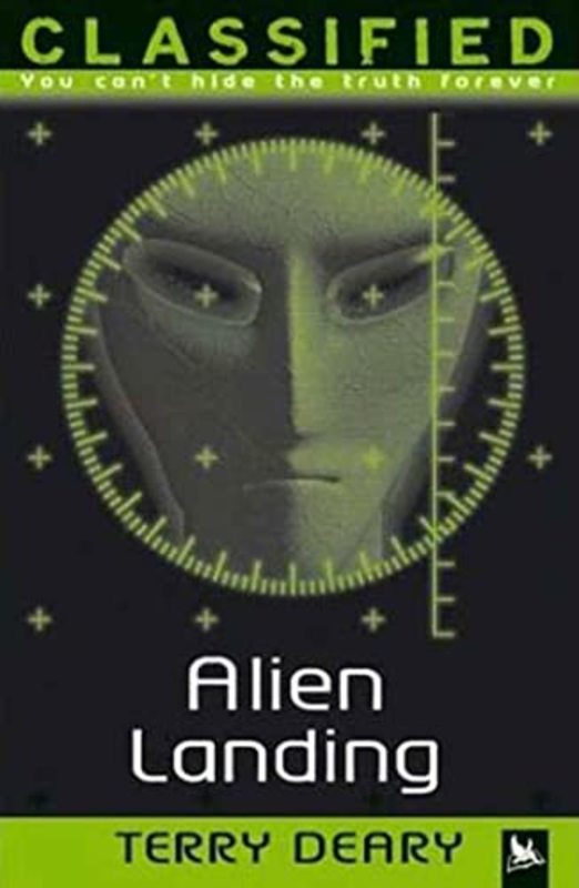 Book cover for "Alien Landing" by Terry Deary