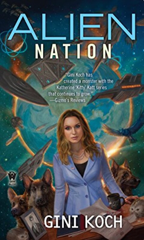 Book cover for "Alien Nation" by Gini Koch