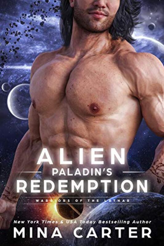 Book cover for "Alien Paladin's Redemption" by Mina Carter
