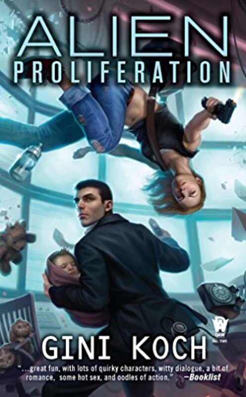 Book cover for "Alien Proliferation" by Gini Koch