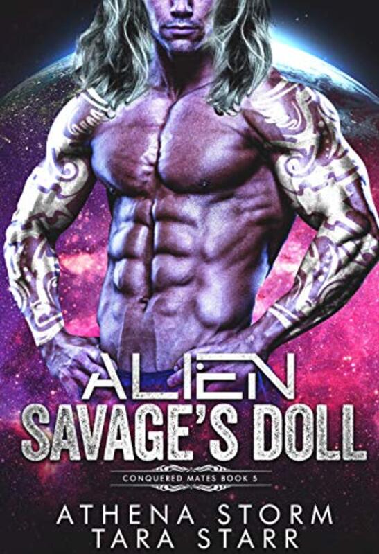 Book cover for "Alien Savage's Doll" by Athena Storm