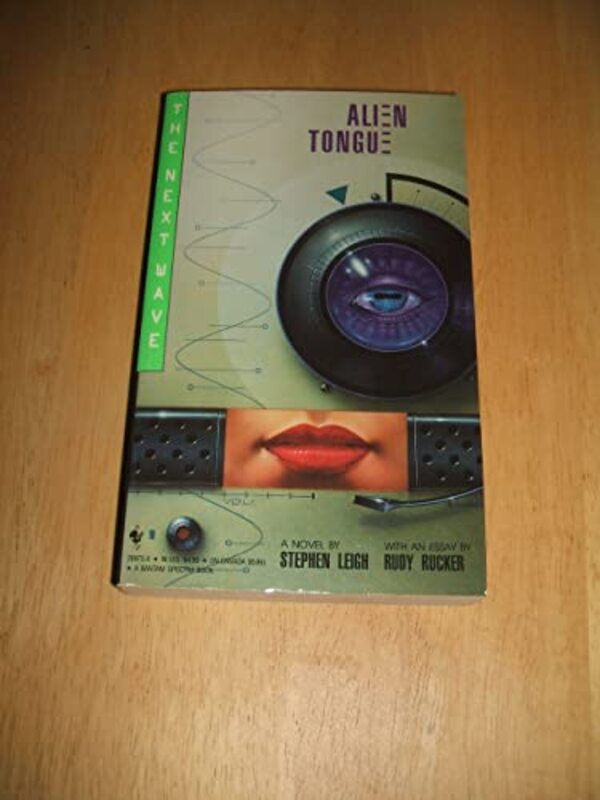 Book cover for "Alien Tongue" by Rudy Rucker