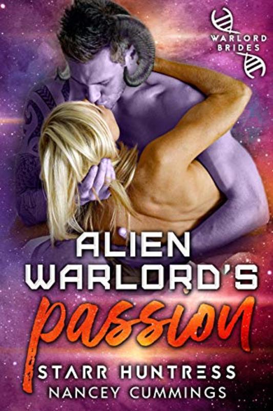Book cover for "Alien Warlord's Passion" by Starr Huntress