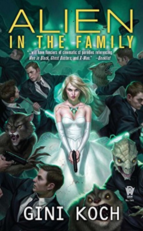 Book cover for "Alien in the Family" by Gini Koch
