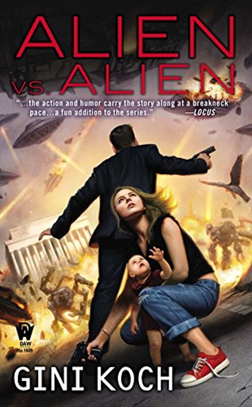 Book cover for "Alien vs. Alien" by Gini Koch