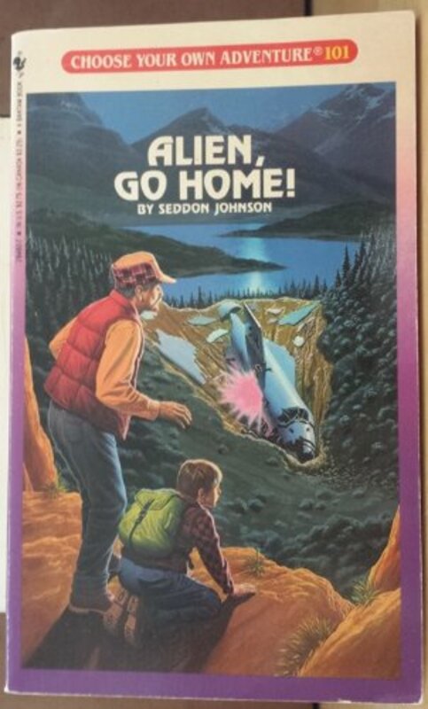 Book cover for "Alien, Go Home!" by Various