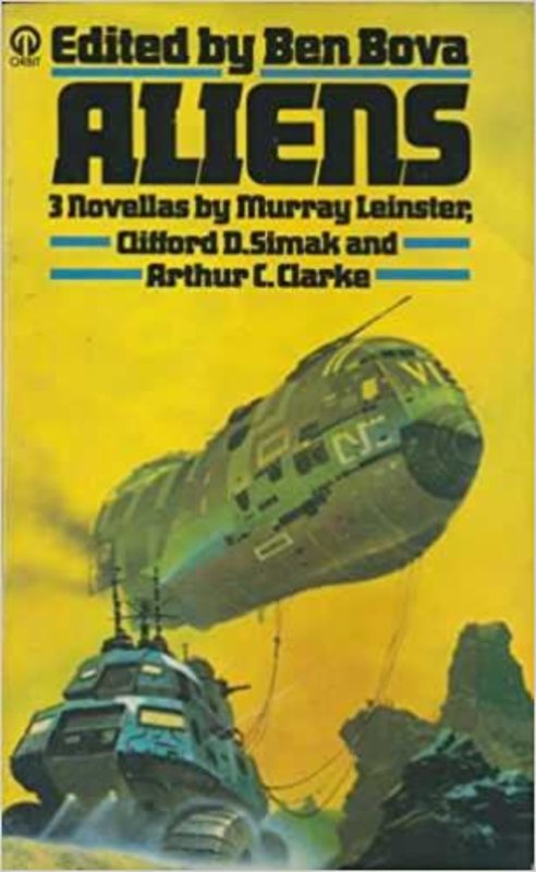 Book cover for "Aliens" by Ben Bova