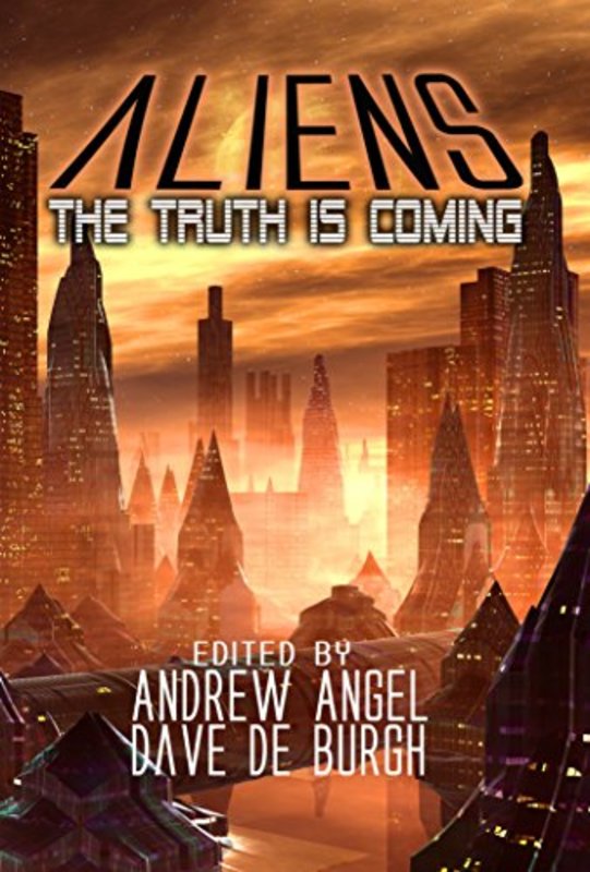 Book cover for "Aliens" by Adrian Tchaikovsky