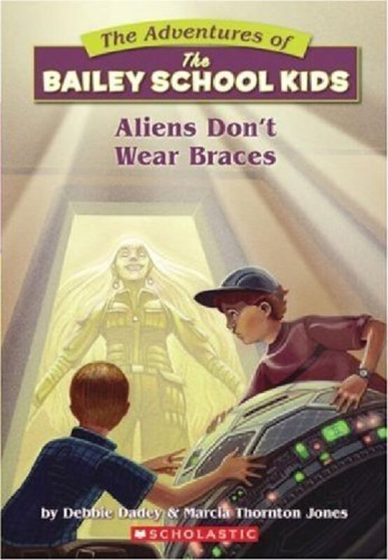 Book cover for "Aliens Don't Wear Braces" by Marcia Thornton Jones