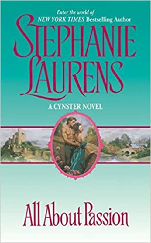 Book cover for "All About Passion" by Stephanie Laurens