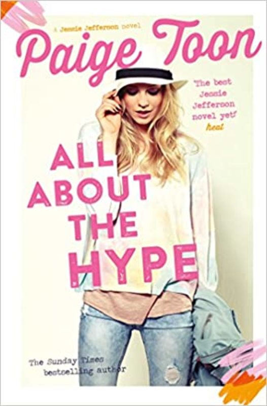 Book cover for "All About the Hype" by Paige Toon