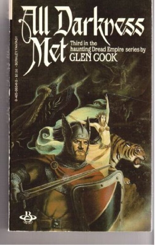 Book cover for "All Darkness Met" by Glen Cook