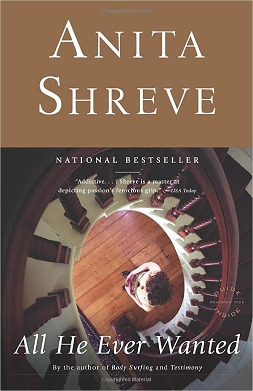 Book cover for "All He Ever Wanted" by Anita Shreve