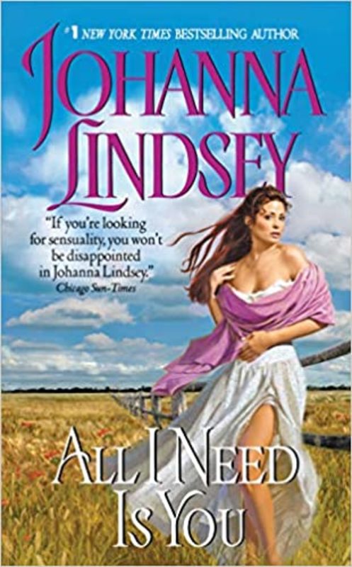 Book cover for "All I Need Is You" by Johanna Lindsey