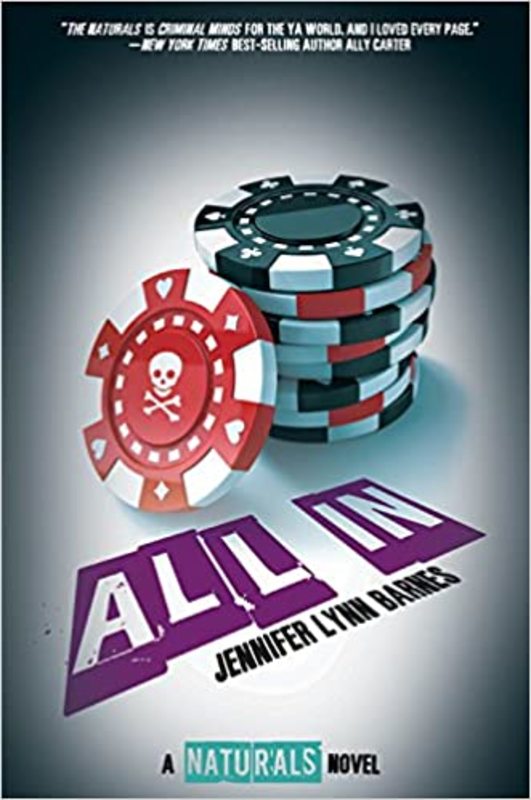 Book cover for "All In" by Jennifer Lynn Barnes