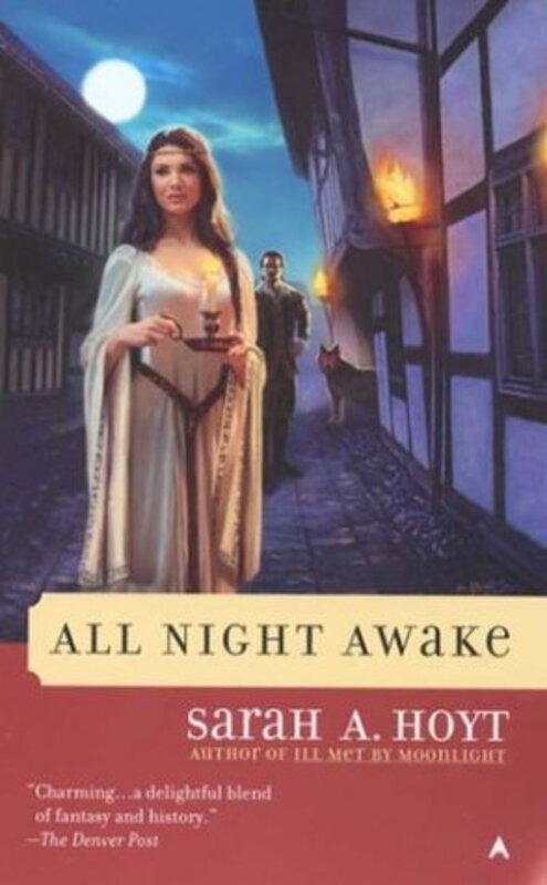 Book cover for "All Night Awake" by Sarah A Hoyt