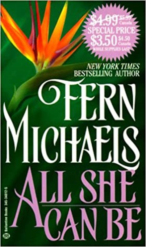 Book cover for "All She Can Be" by Fern Michaels